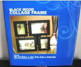 (image for) Collage Frame Black Wood Tabletop 5 x 3.5 2.5x 3.5